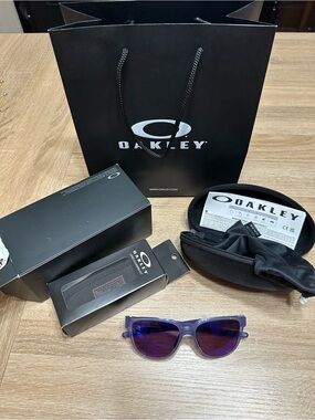 Oakley Translucent Purple Sunglasses with Prizm Lenses